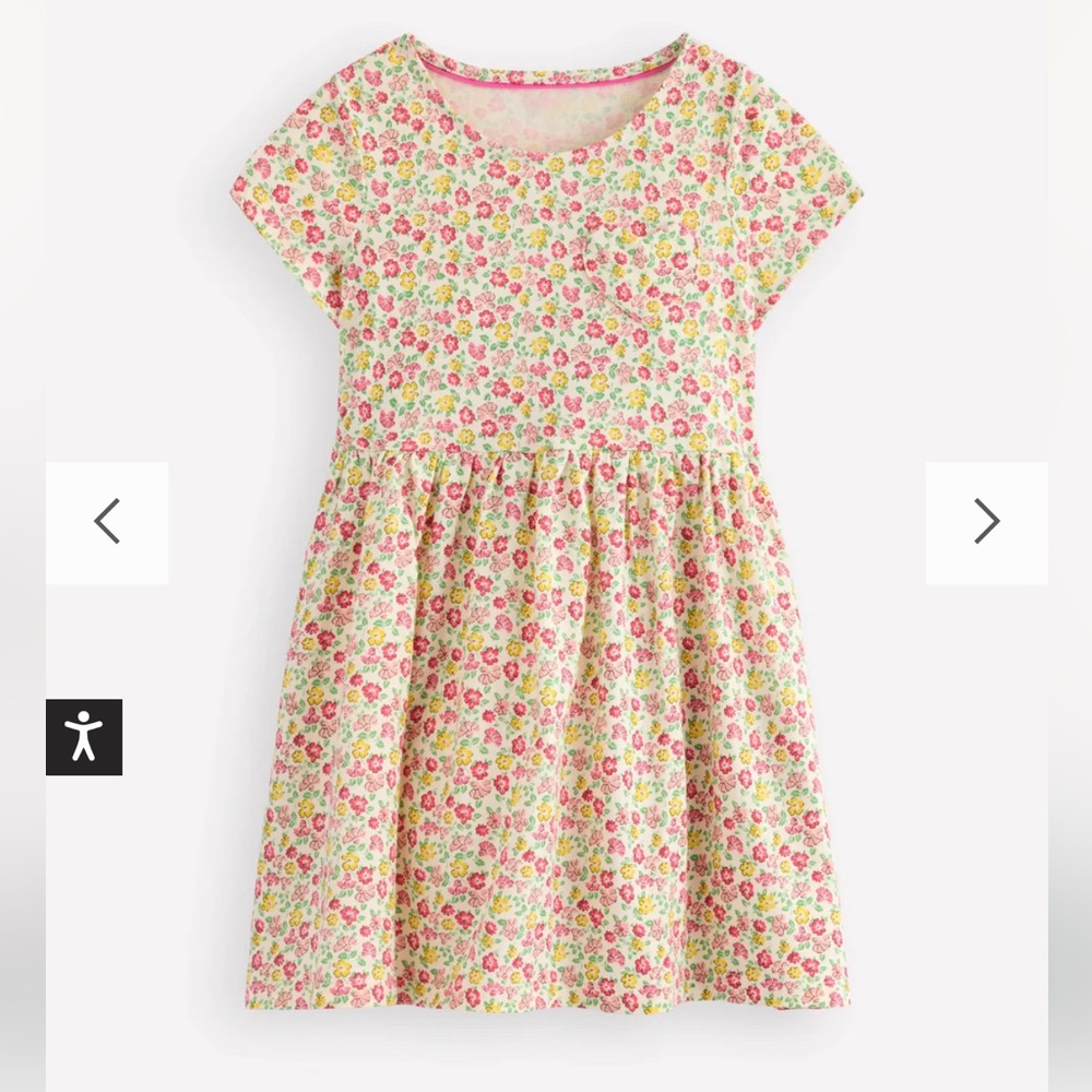 Mini Boden Floral Dress, Size 5-6, NWT